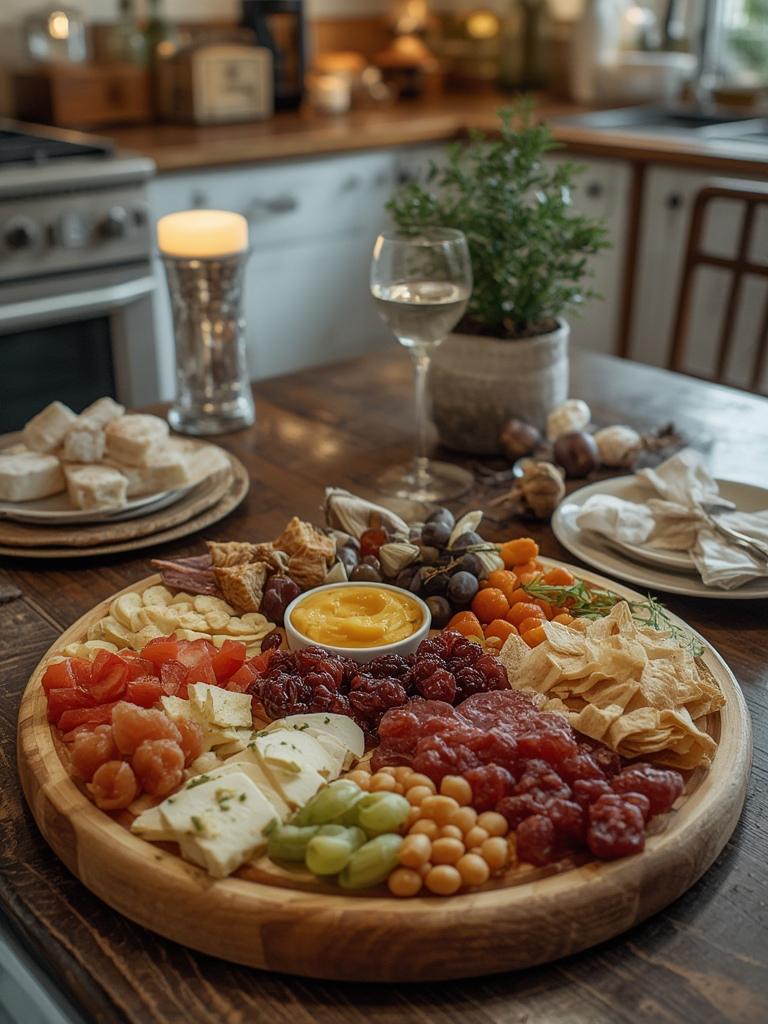 charcuterie board recipe served