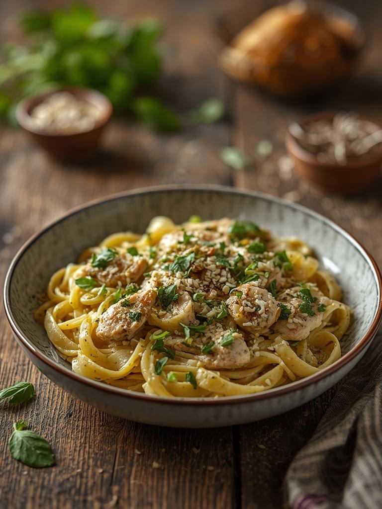 Creamy Pesto Chicken Pasta