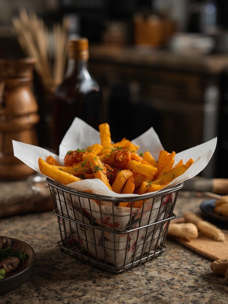 Louisiana Voodoo Fries served