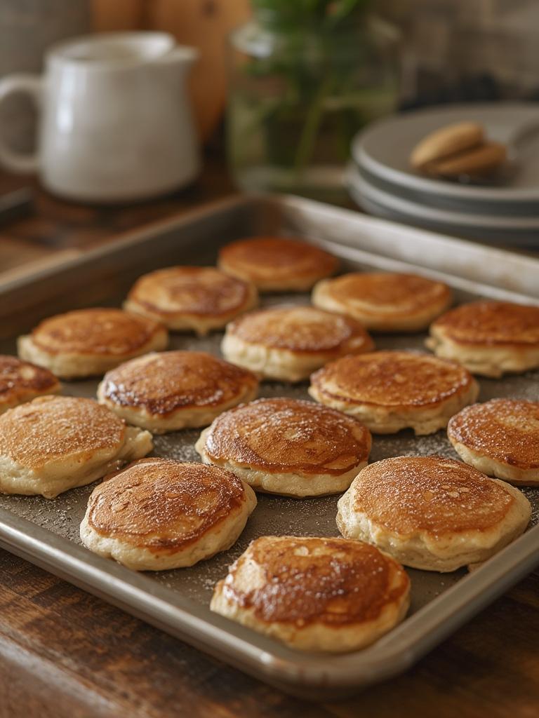 Sheet Pan Pancakes served