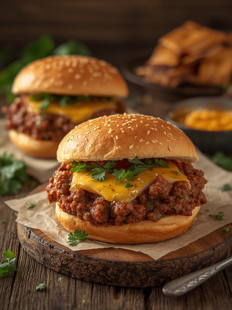 Cheesesteak Style Sloppy Joes