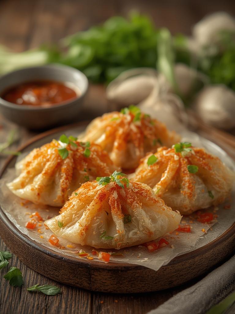 Crispy Rice Paper Dumplings