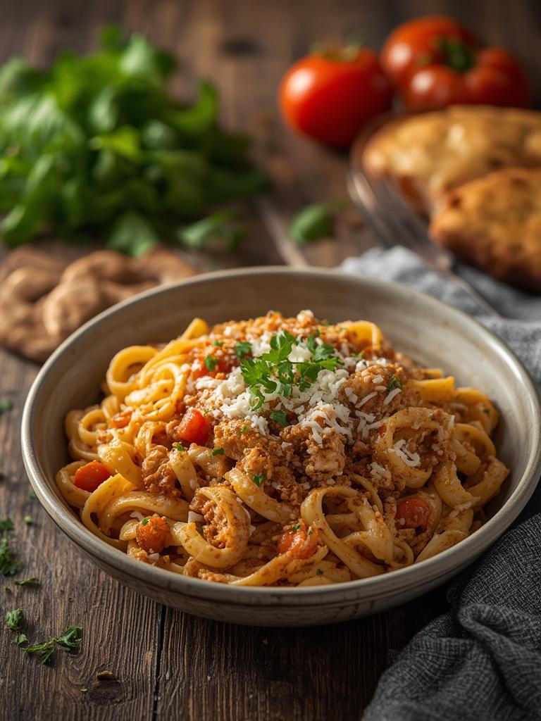Crock Pot Cajun Chicken Pasta