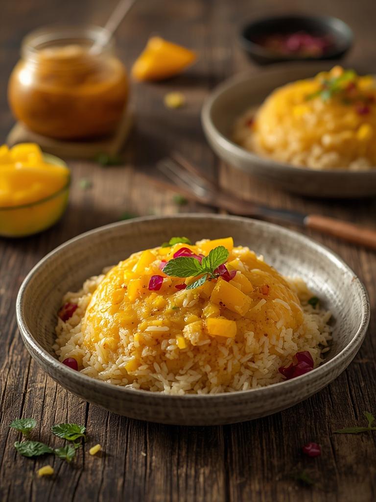 Mango Ube Sticky Rice