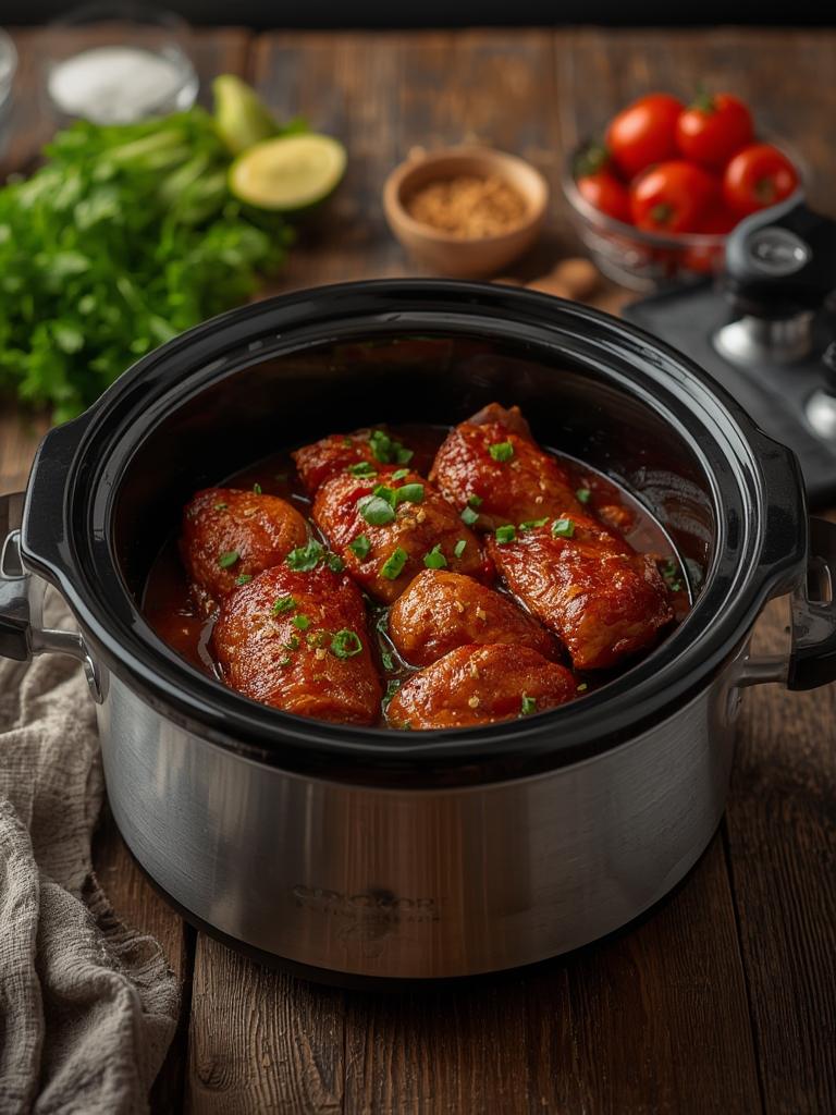 bbq chicken crockpot