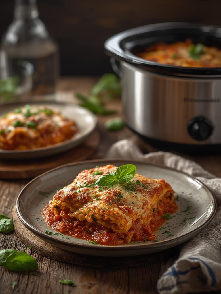 crockpot lasagna