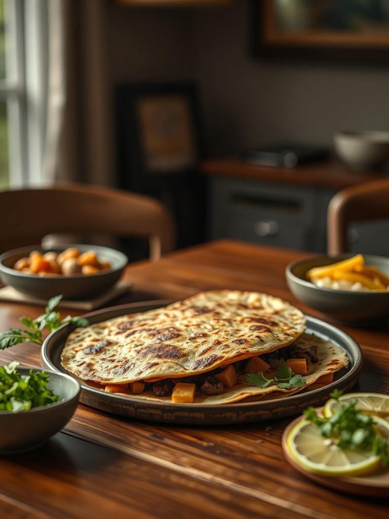 10-Minute Breakfast Quesadilla (High Protein)