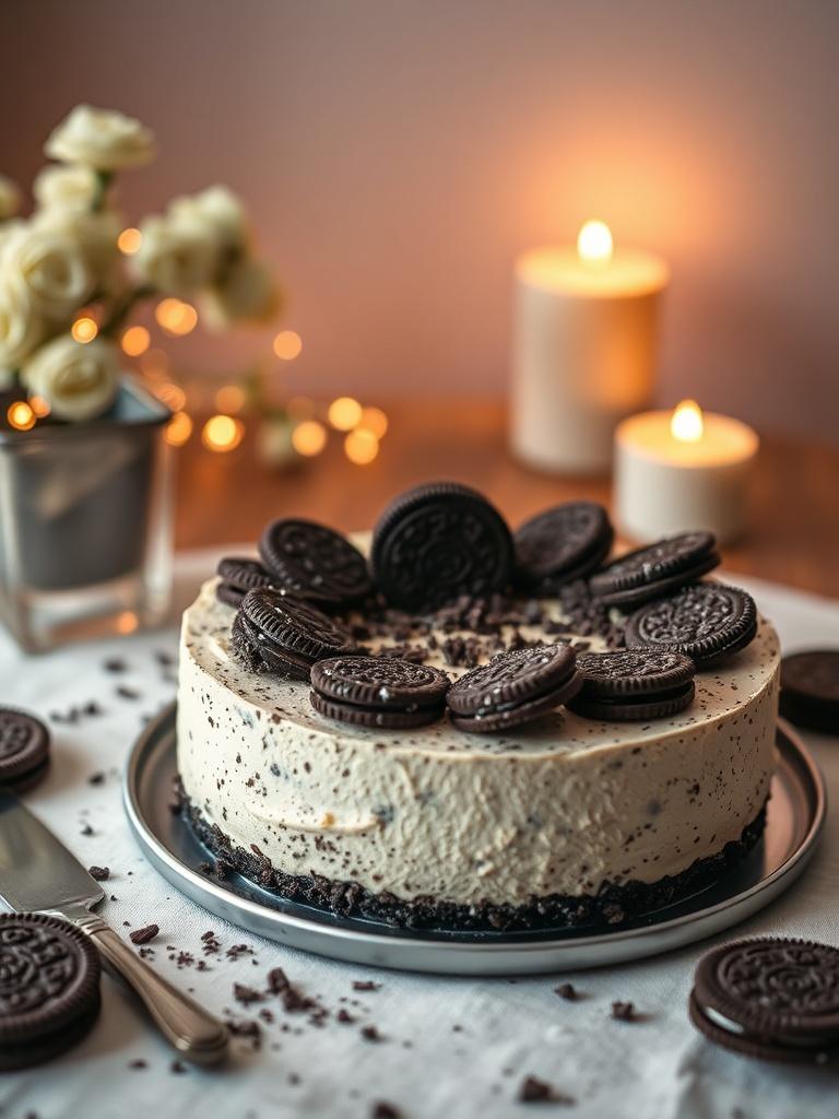 5-Ingredient No-Bake Oreo Cheesecake
