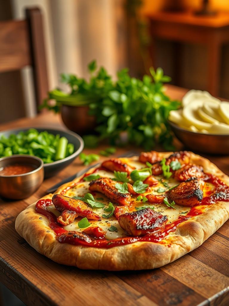 BBQ Chicken Flatbread Pizza