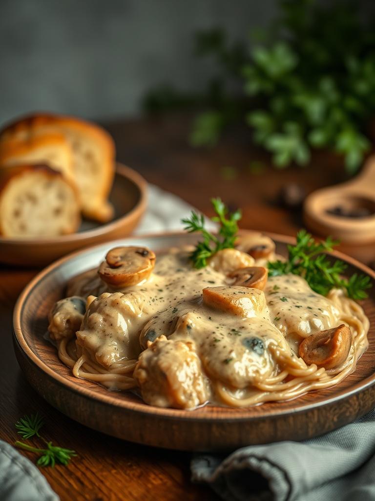 Creamy Mushroom Chicken