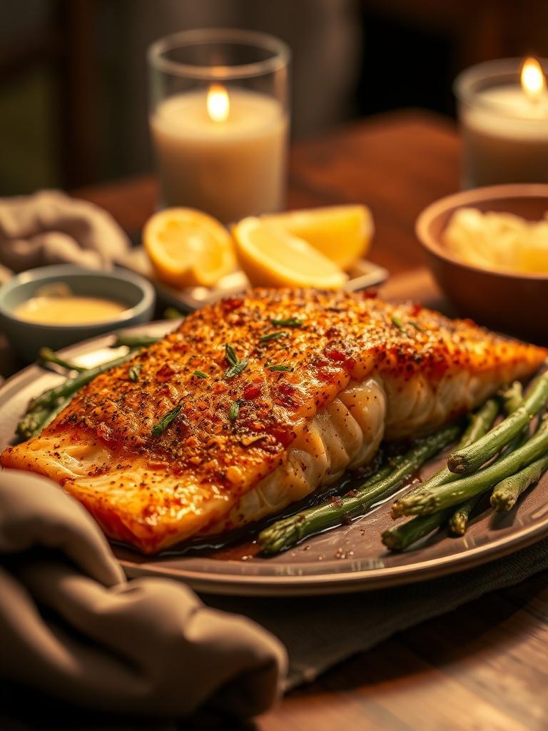 Crispy Air Fryer Honey Garlic Salmon