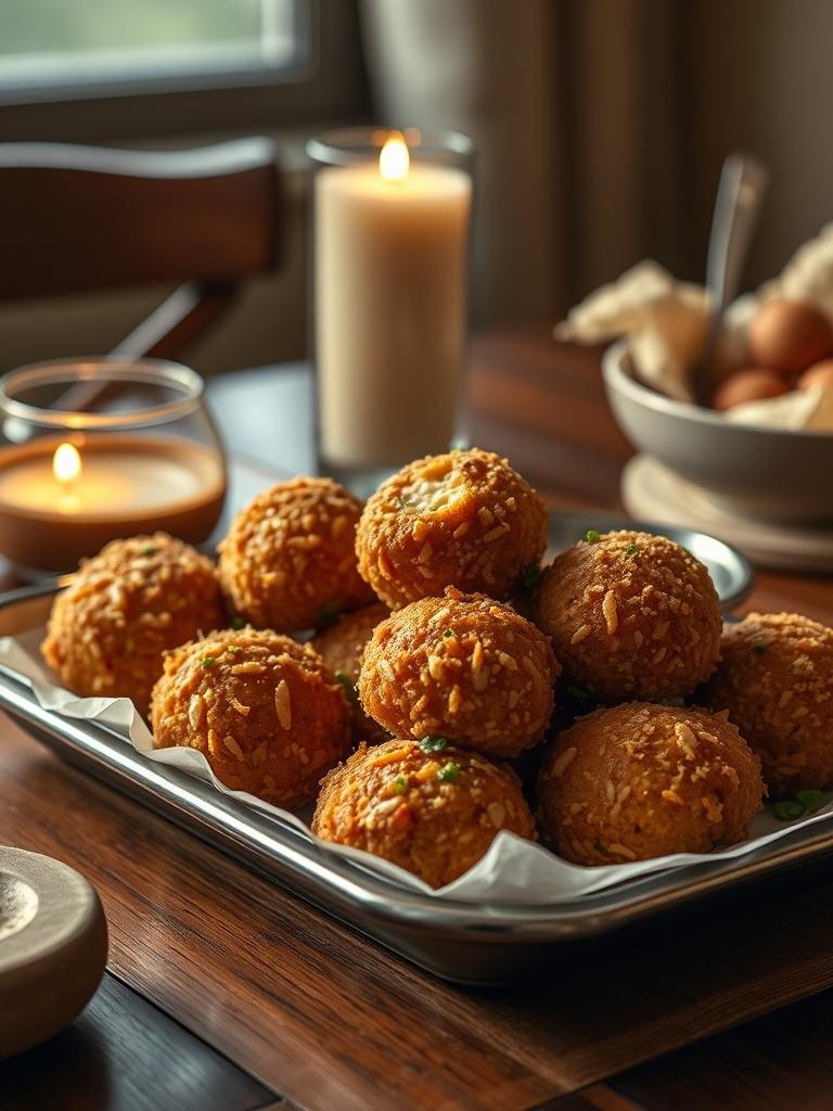 Crispy Potato Cheese Balls