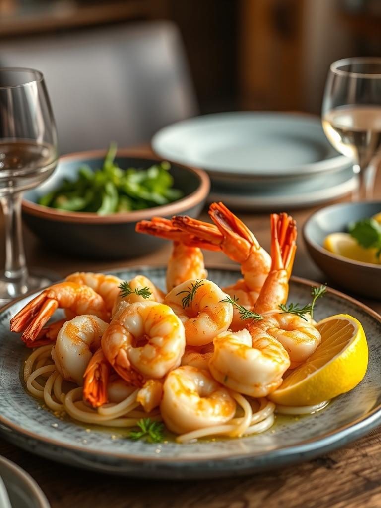 Garlic Butter Shrimp with Lemon (15 Minutes)