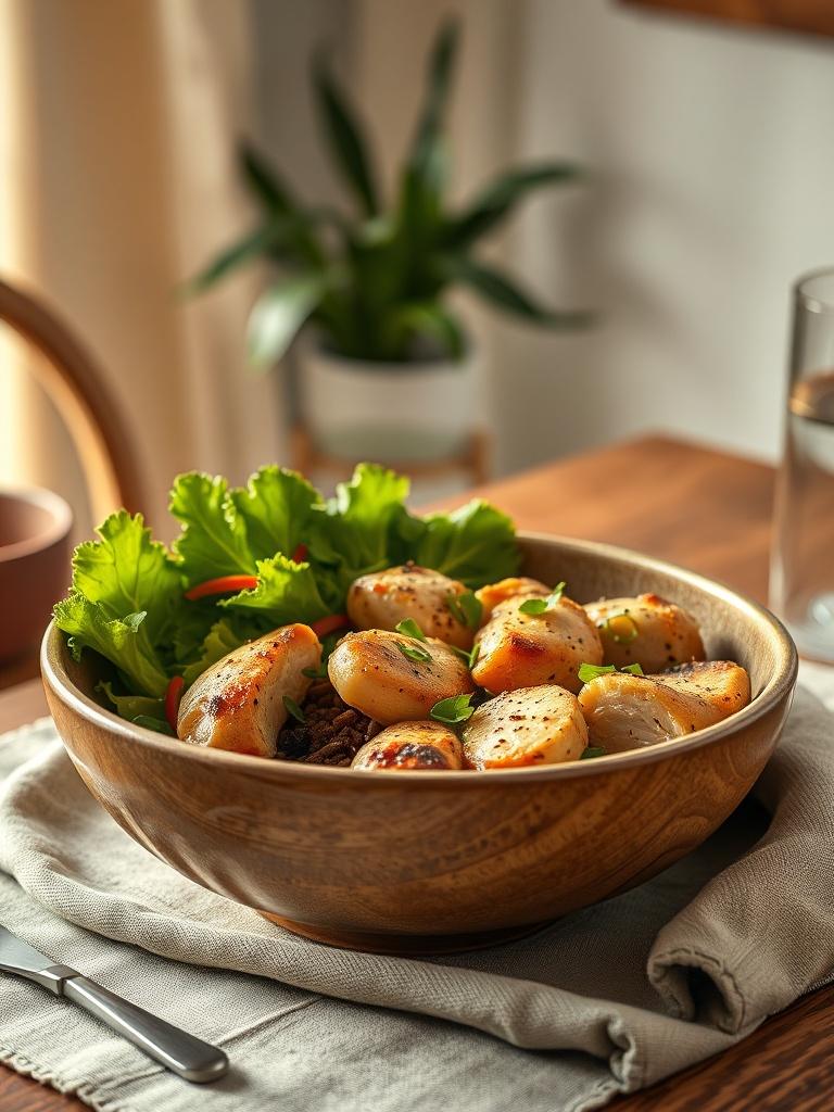 Healthy High-Protein Chicken Bowl