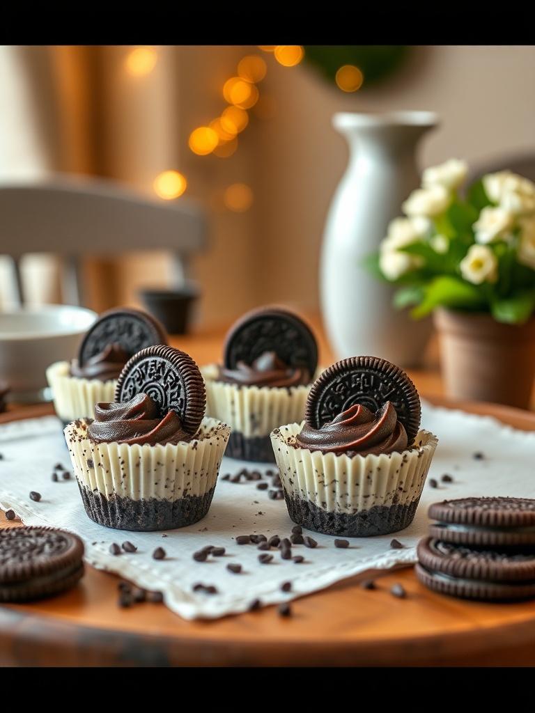 No Bake Oreo Cheesecake Cups